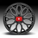 Niche Mazzanti M261 Matte Black Custom Wheels 5